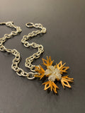 Vintage 1950 Regency Snowflake Brooch