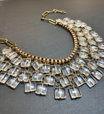 Vintage 1940 Lucite Bib Necklace