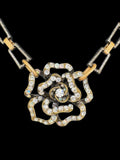 Vintage 1950 Open Flower Brooch