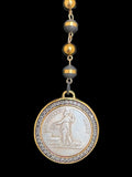 Lariat Necklace with French Revolution Coin