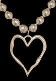 Large Organic Shaped Heart Necklace