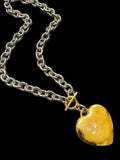 Heart Necklace with Swarovski Crystals