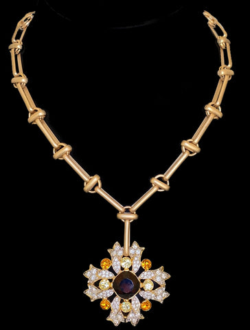 Vintage Kenneth Jay Lane Maltese Brooch