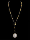 Lariat Necklace with French Revolution Coin