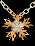 Vintage 1950 Regency Snowflake Brooch
