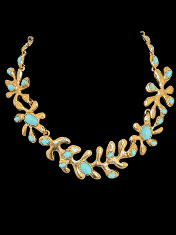 Oscar de la Renta Sea Tangle Cabochon Necklace