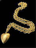 Puffed Heart Necklace