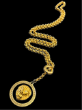 Lariat Lion Head Necklace ￼