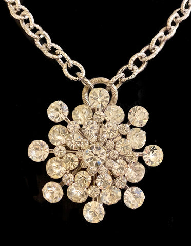 Vintage 1950s Rhinestone Brooch