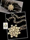 Vintage 1950s Rhinestone Brooch